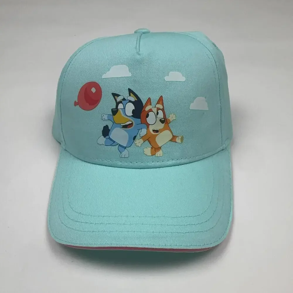 Bluey Baseball Hat 24M-3TM Light Blue Bingo Balloon Graphic Cotton Cap